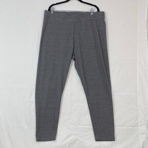 Lily Morgan Leggings Houndstooth Patterned Size 1X